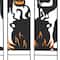 Glitzhome® 34.5" Halloween Metal Silhouette Witches With Cauldron Yard Stake Set